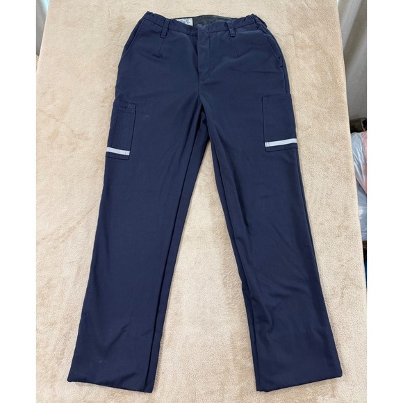 FedEx Stan Herman Uniform Work Pant 06R-35U Men 28 Navy Blue VF Imagewear EUC
